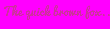 Image with Font Color CC3399 and Background Color FF00FF